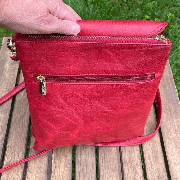 Espen Shoulder Bag-  Red - Picture 11 of 16